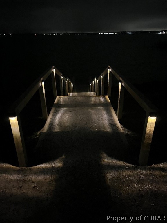 1438 Lafayette Road Gloucester Point, VA 23062 - Photo 33 of 34 View of York River at night from Lafayette Park