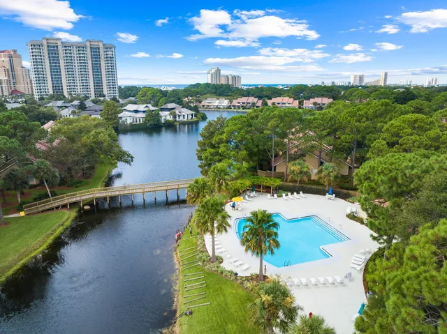 a view of a lake with a mountain