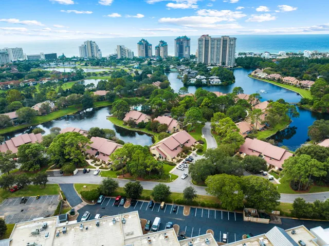 a view of a city and lake view