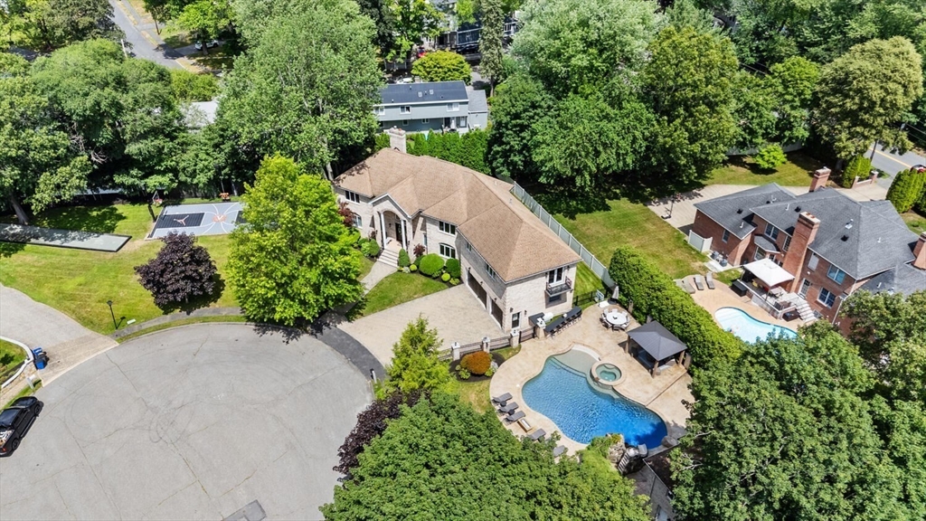 7 Freeman Street Lynnfield, MA 01940 - Photo 36 of 39 an aerial view of a house with outdoor space and street view