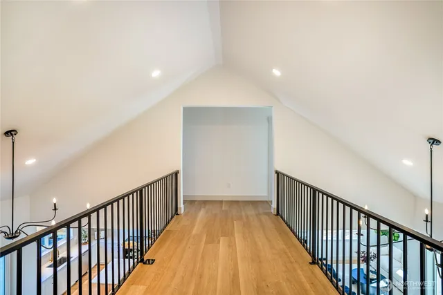 a bathroom with a toilet and a shower curtain