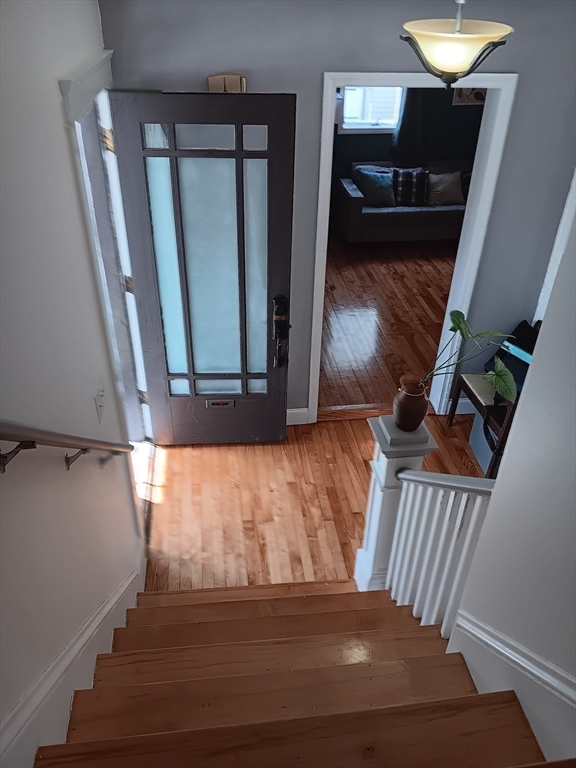 28 Barnard Road Worcester, MA 01605 - Photo 11 of 20 a view of staircase with large window