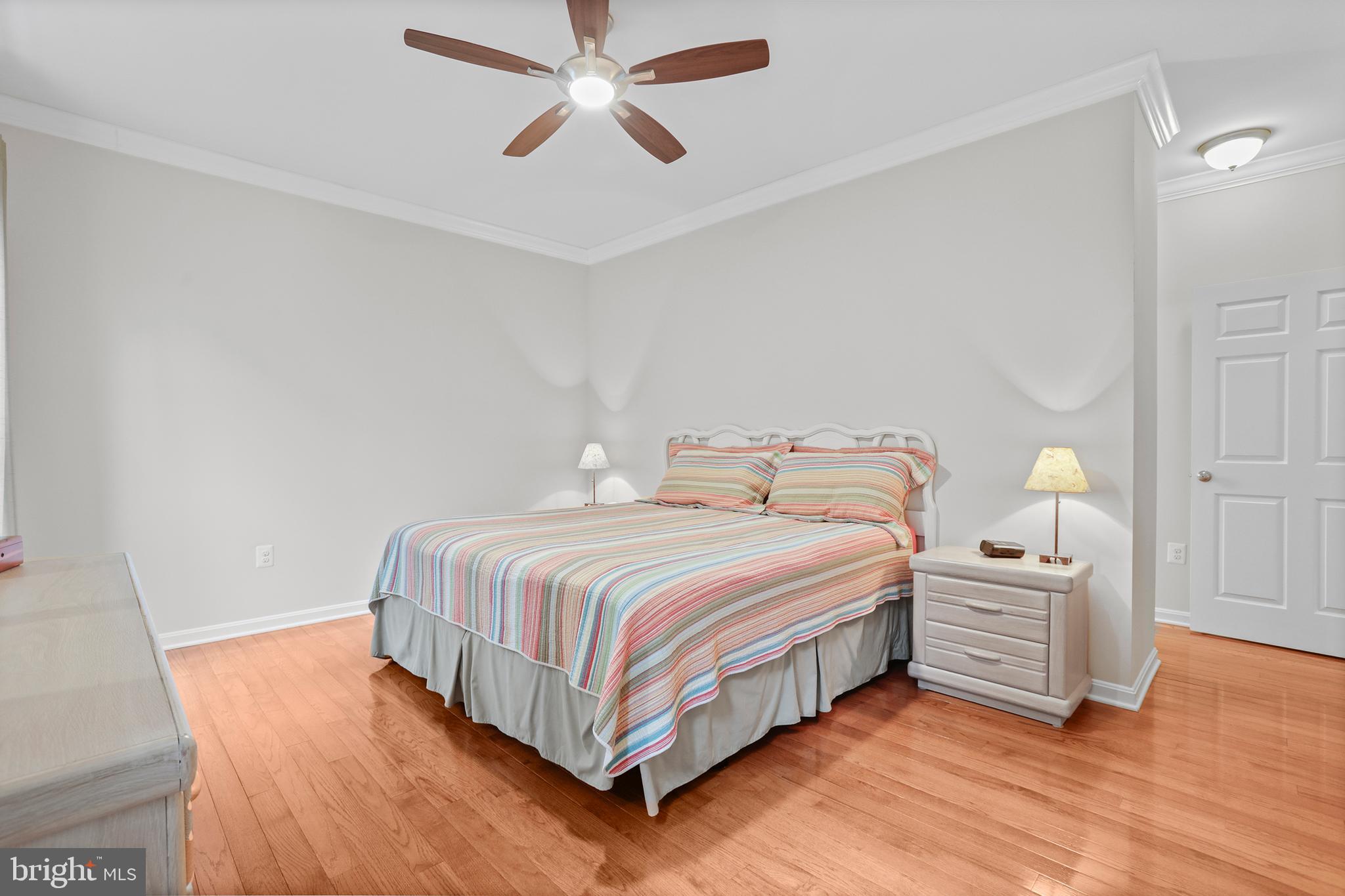 8264 Buckthorne Run King George, VA 22485 - Photo 25 of 50 a bedroom with a bed and a chandelier