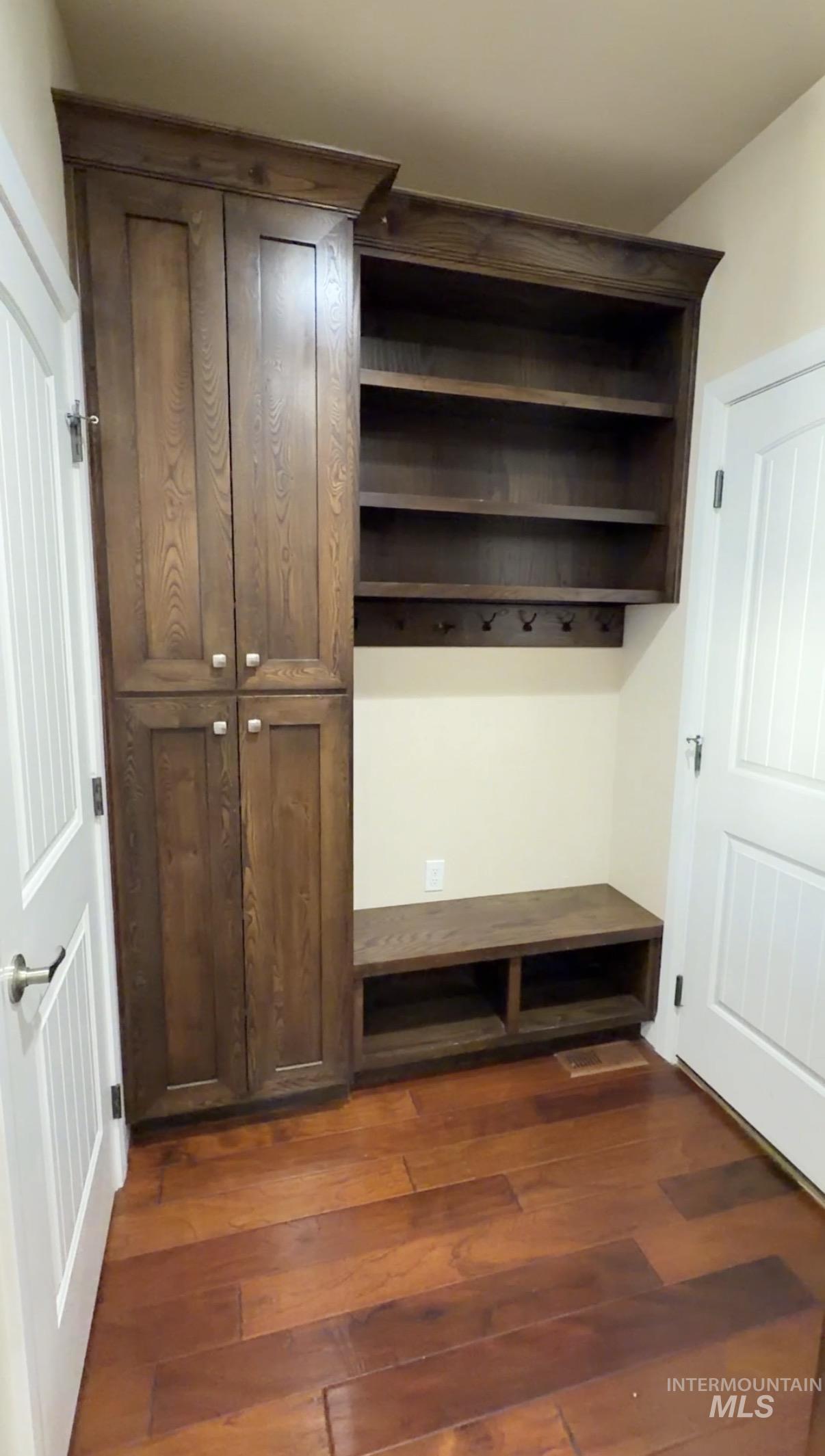 4678 North Elmstone Avenue Meridian, ID 83646 - Photo 11 of 15 Mudroom with dark wood-style flooring