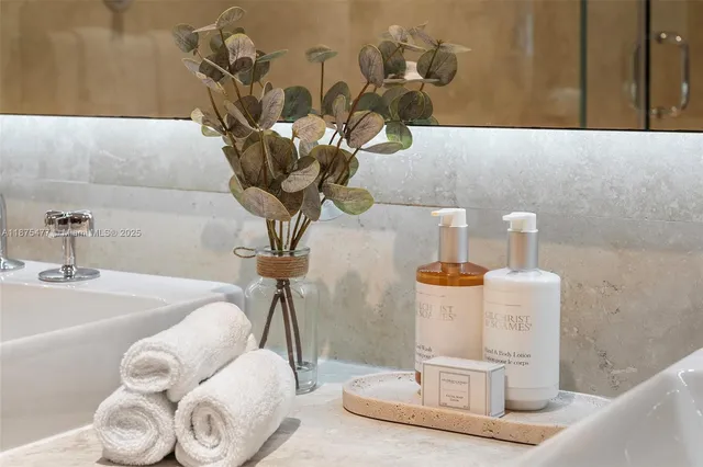 a bathroom with a sink and a bathtub