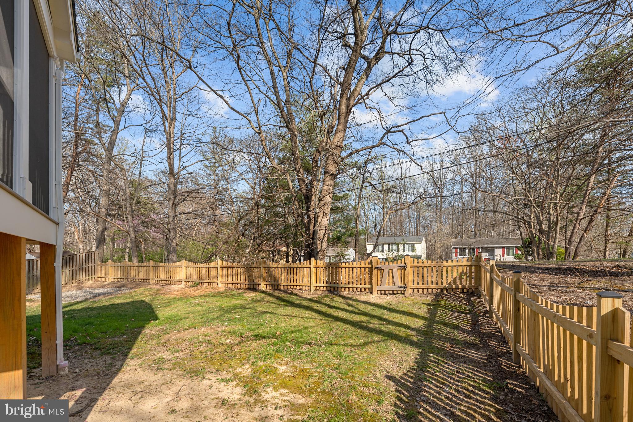 8463 Yellow Leaf Court Springfield, VA 22153 - Photo 31 of 38 Fenced in Backyard