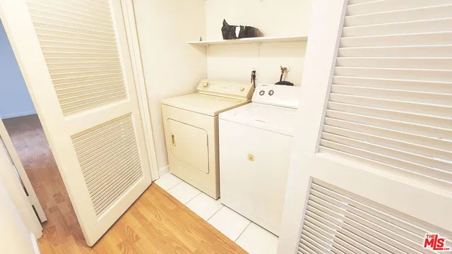 a view of a bathroom with a window