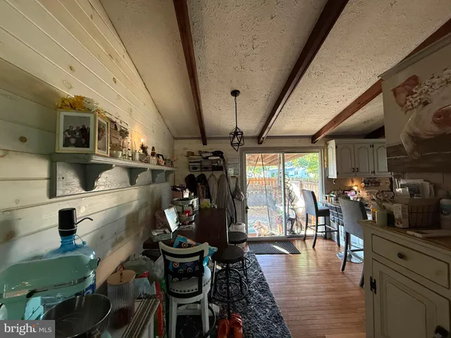 a kitchen with lots of counter top space