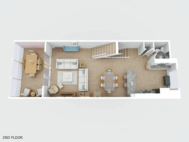 a view of a city from a building