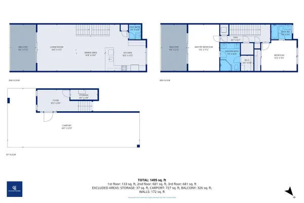 a view of a bunch of flowers in front of house