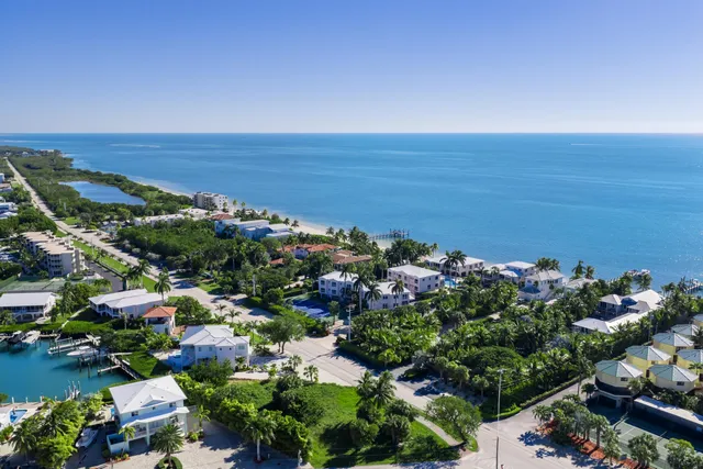 an aerial view of a city with lots of residential buildings