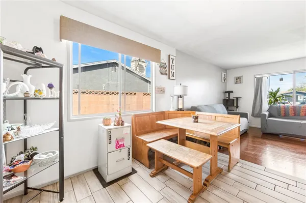 a very nice looking room with a large window