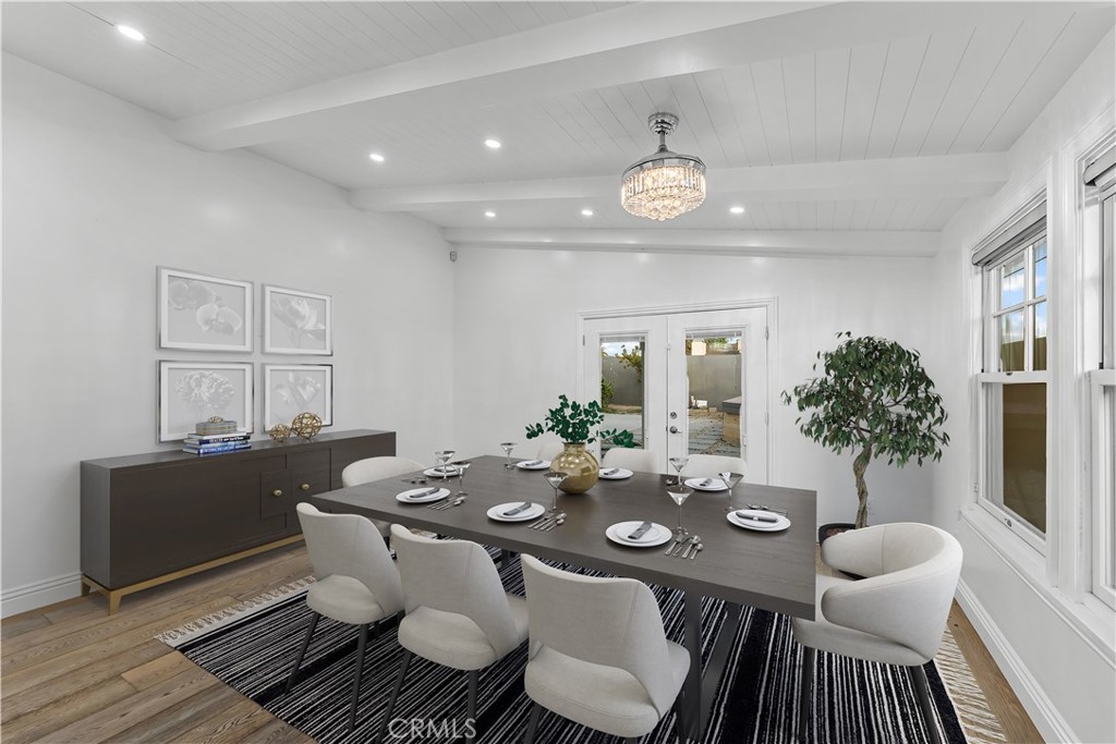 6418 Ringsdale Court Bakersfield, CA 93313 - Photo 6 of 59 a view of a dining room with furniture window and wooden floor