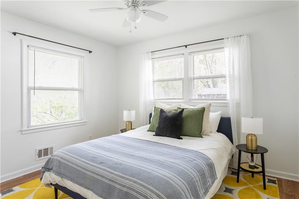 2175 Glendale Drive Decatur, GA 30032 - Photo 16 of 21 a bedroom with a bed and a window