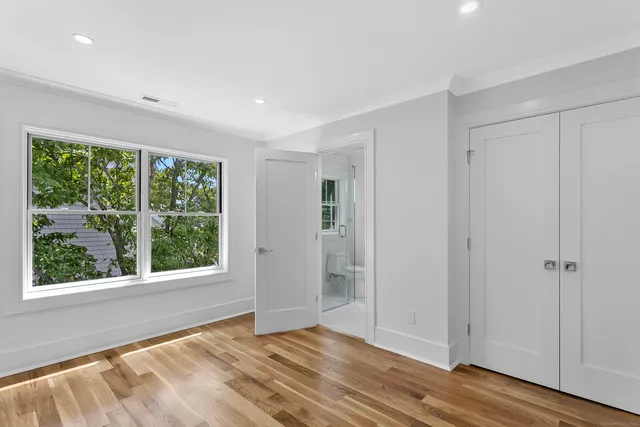 a bathroom with a shower and a tub