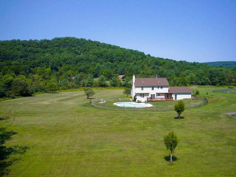 4610 Lower Cherry Valley Road Stroudsburg, PA 18360 - Photo 9 of 9 Back Aerial