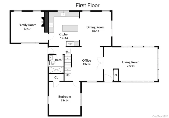 a picture of a counter top space