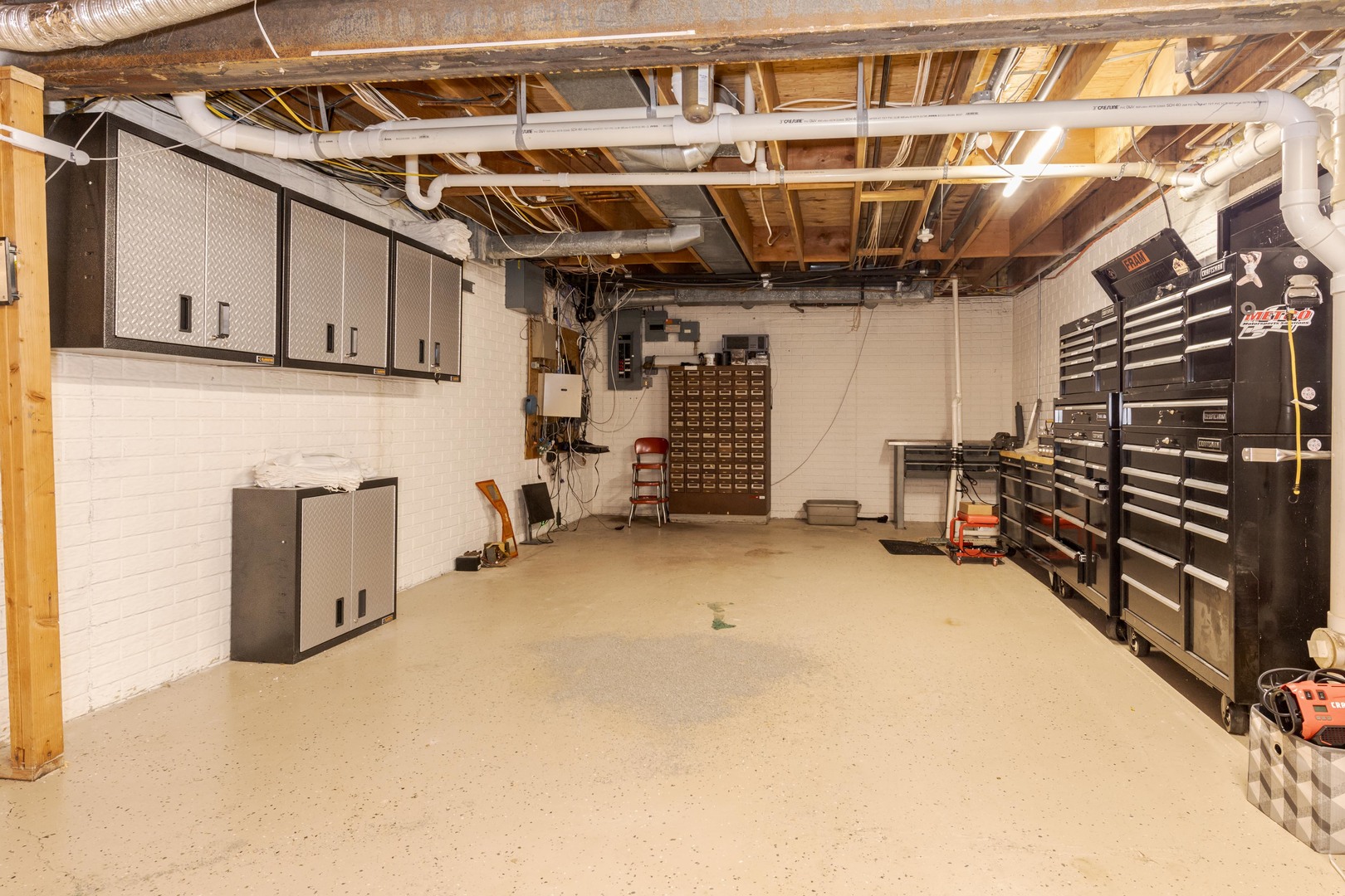 1810 Cardinal Court Pontiac, IL 61764 - Photo 70 of 88 a view of a storage room with shelves