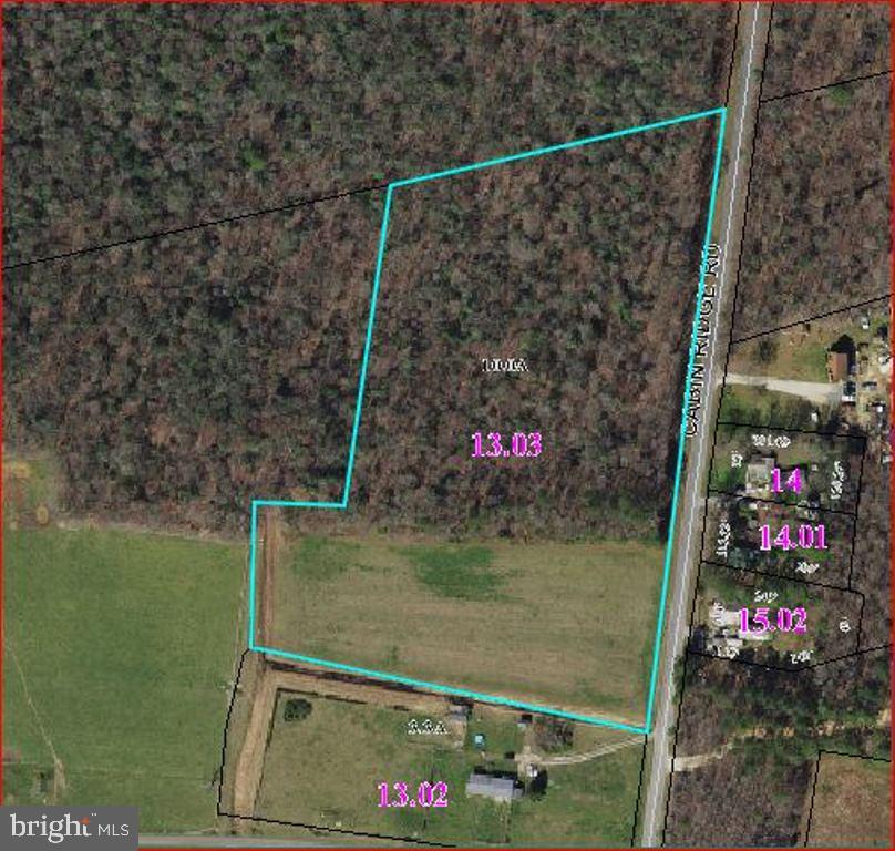 Aerial 10 Acres Cabin Ridge Rd