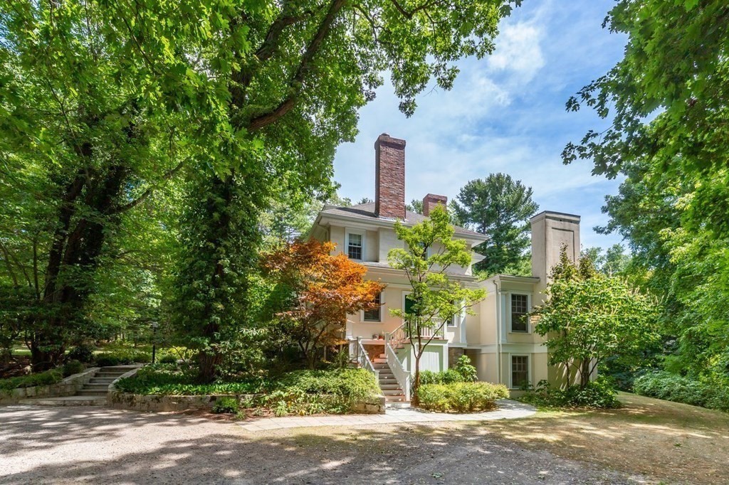 85 Dudley Road Newton, MA 02459 - Photo 23 of 32 front view of a house with a tree