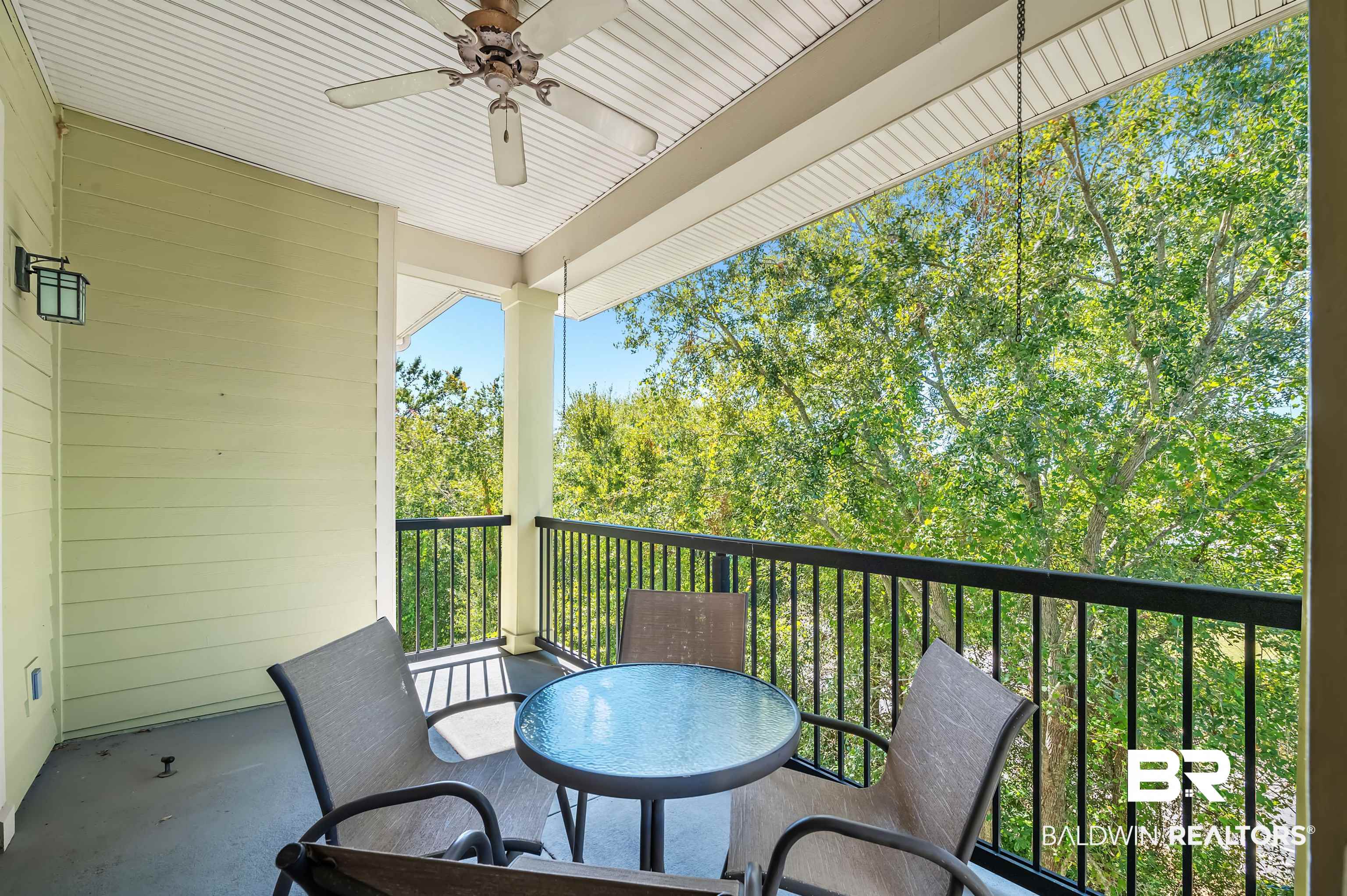 1430 Regency Road, Unit A301 Gulf Shores, AL 36542 - Photo 36 of 47 Balcony featuring ceiling fan