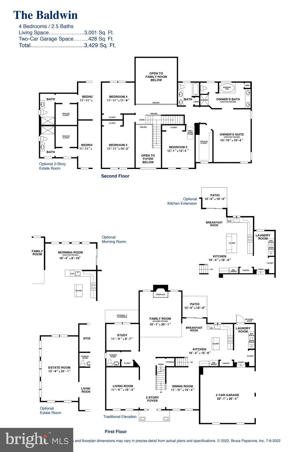 487 Mullica Hill Road Mullica Hill, NJ 08062 - Photo 14 of 14 The Baldwin Floorplan