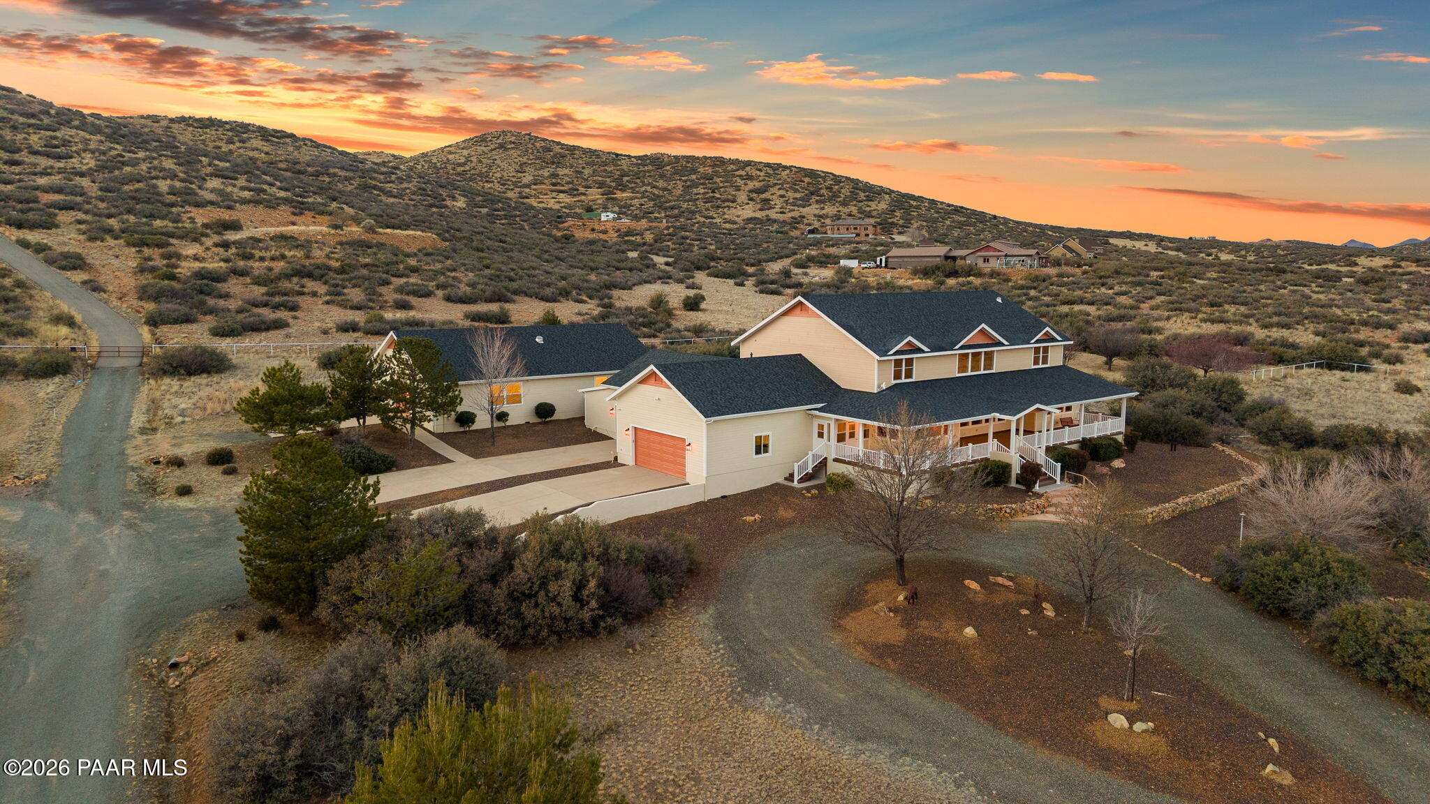 8760 North Prescott Ridge Road Prescott Valley, AZ 86315 - Photo 3 of 84 9-Aerial Front