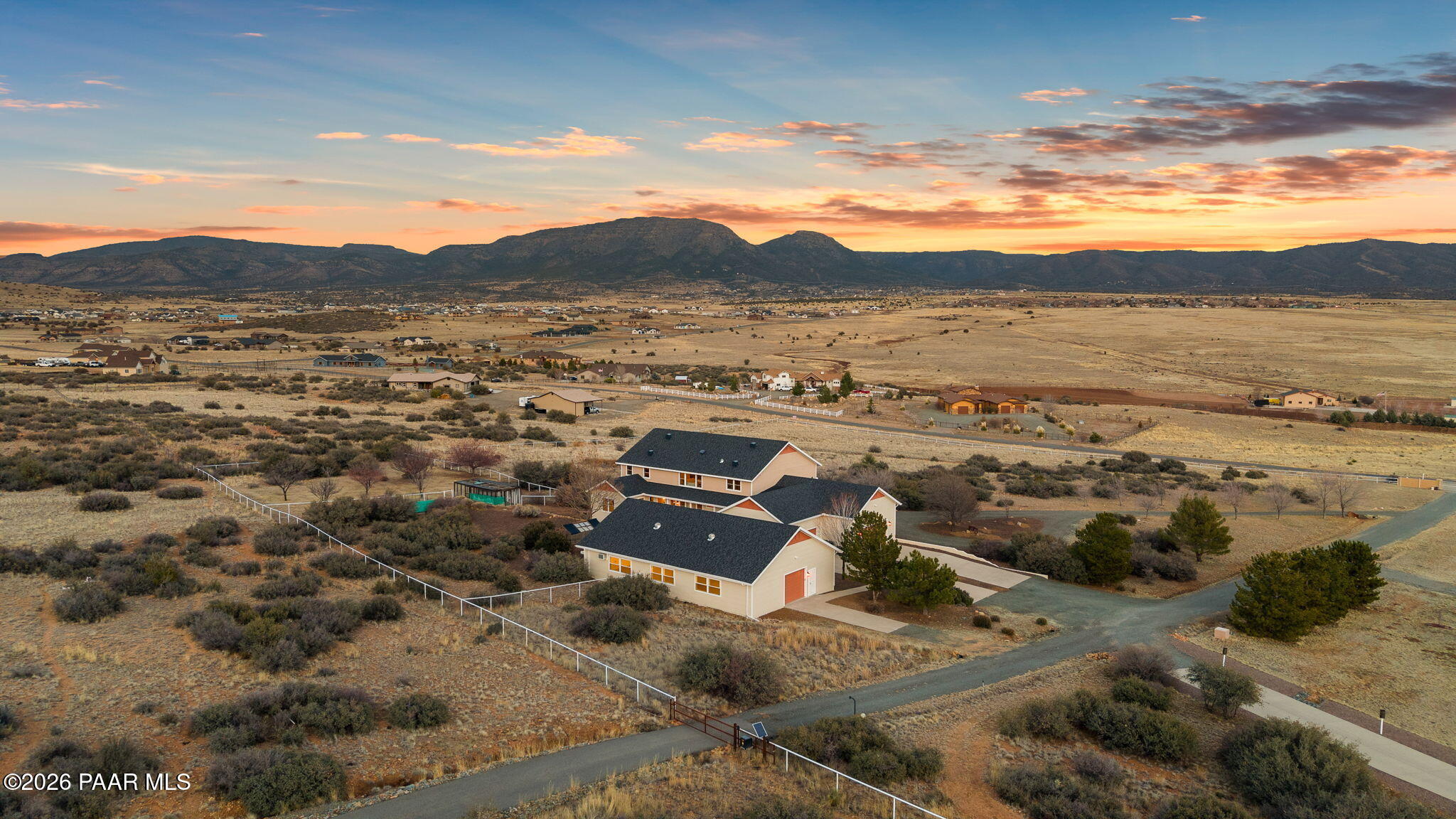 8760 North Prescott Ridge Road Prescott Valley, AZ 86315 - Photo 72 of 84 78-Aerial Back