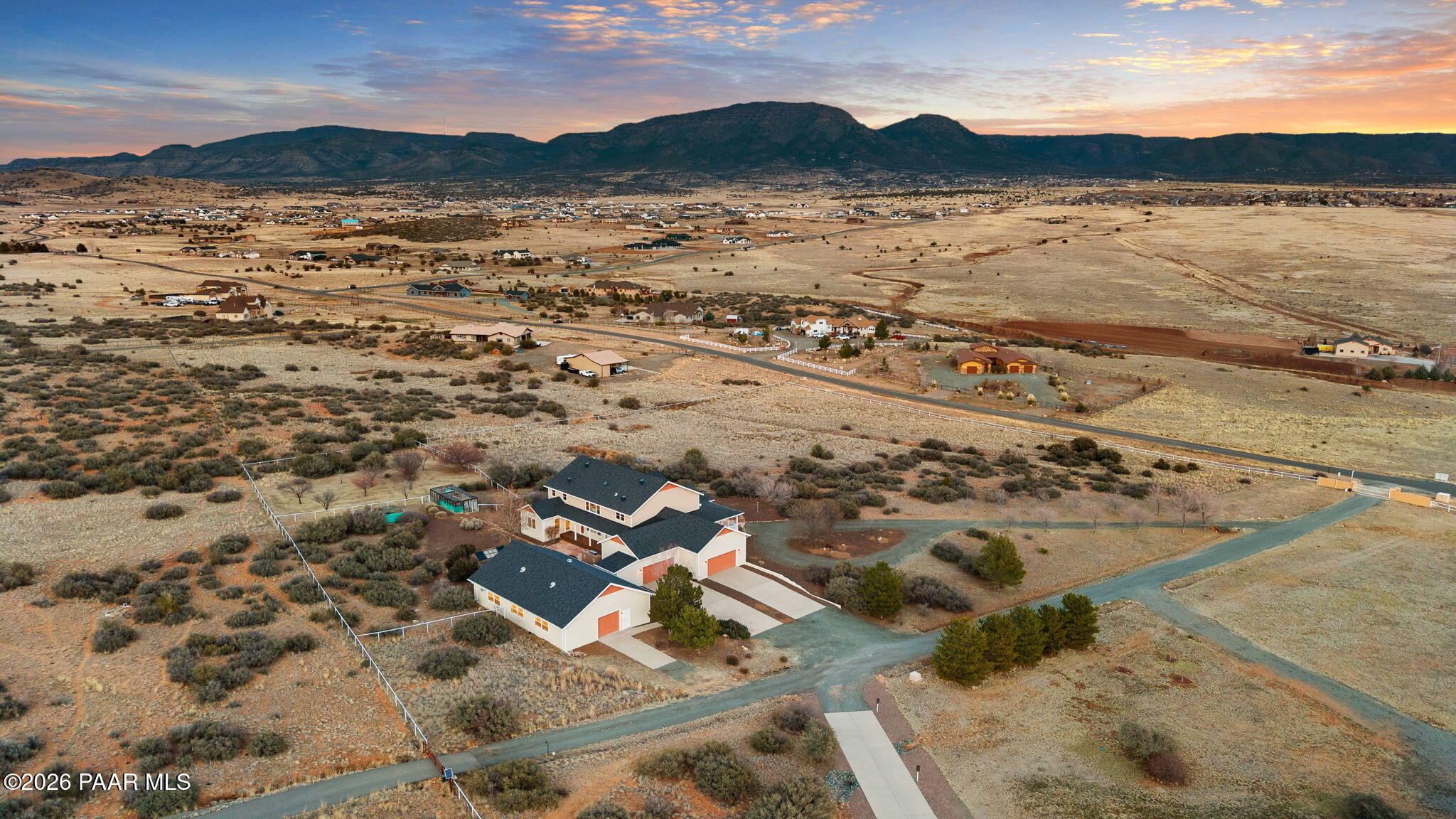 8760 North Prescott Ridge Road Prescott Valley, AZ 86315 - Photo 77 of 84 83-Aerial Back (3)