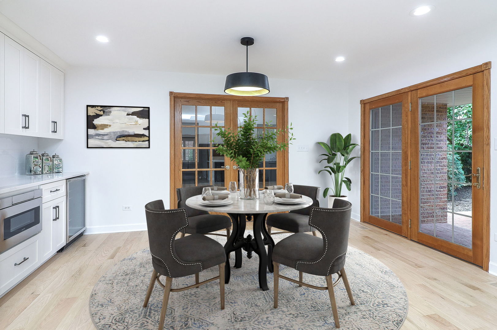 1249 Cronin Court Lemont, IL 60439 - Photo 6 of 40 a view of a dining room with furniture window and outside view