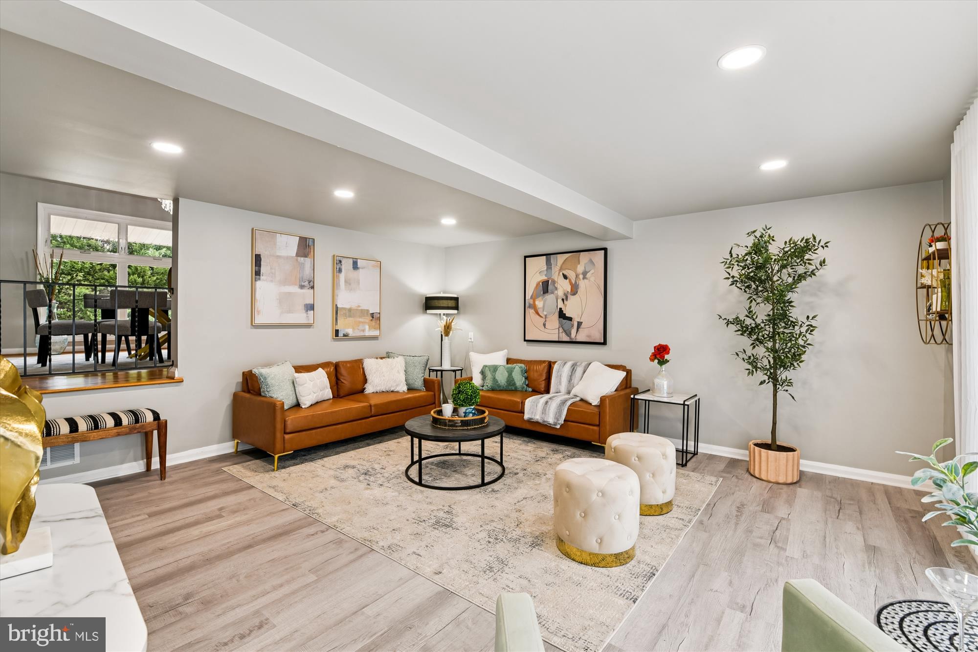 3309 Olympia Avenue Baltimore, MD 21215 - Photo 7 of 41 a living room with furniture and flowers