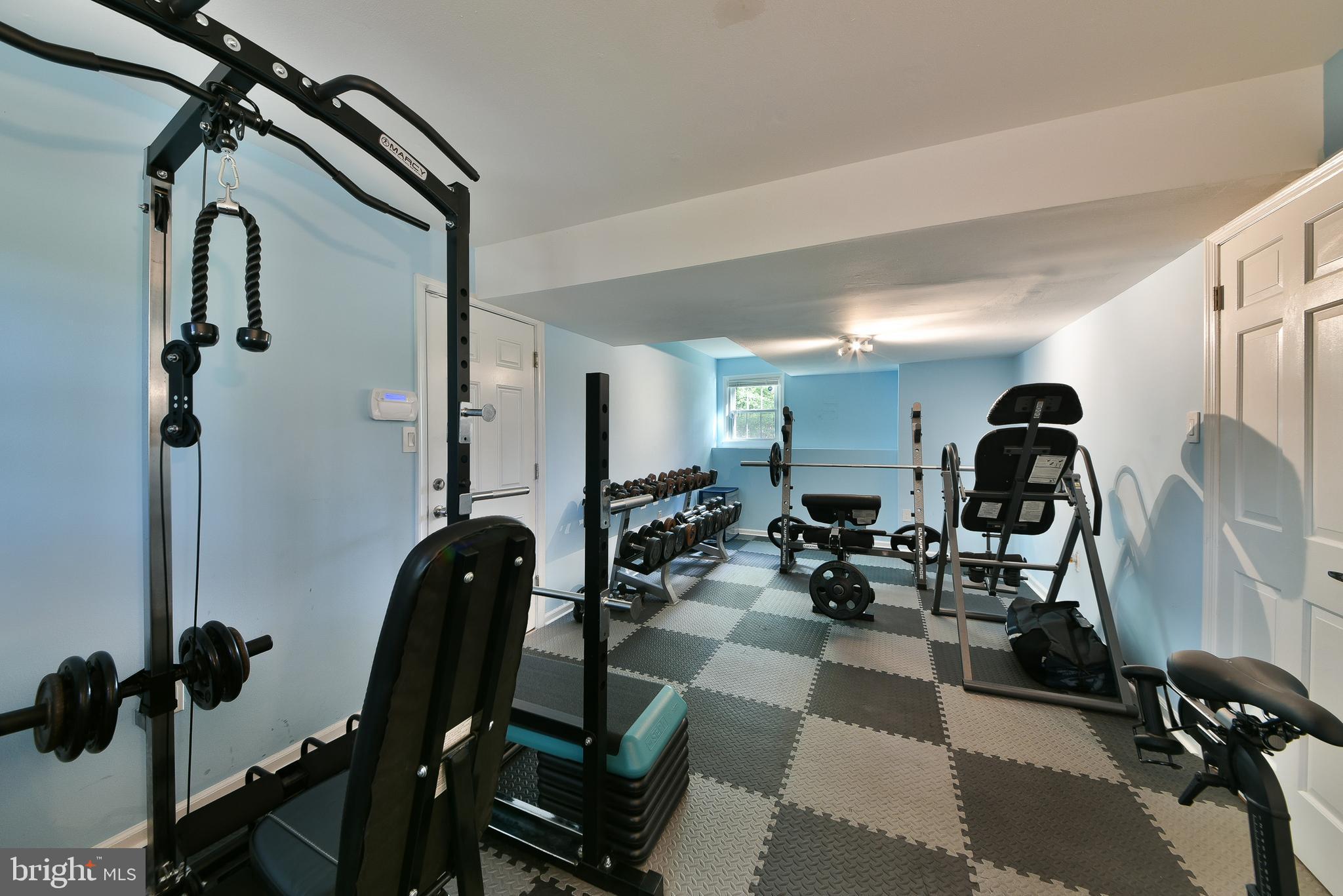 192 Bull Run Road Ewing, NJ 08638 - Photo 33 of 46 a view of a room with gym equipment