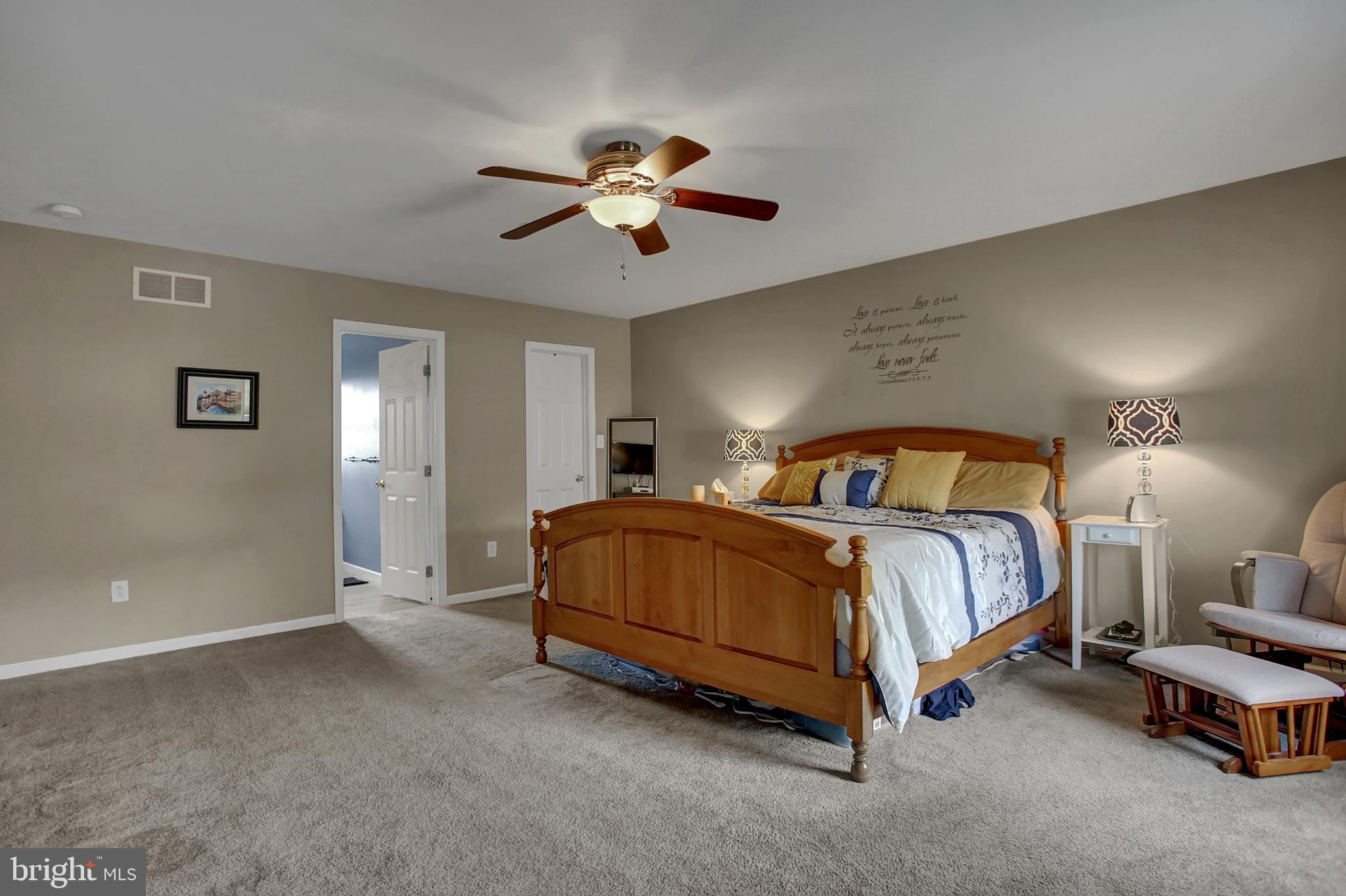 3519 Kickapoo Drive Reading, PA 19608 - Photo 30 of 39 Master Bedroom w ensuite and walk in closet