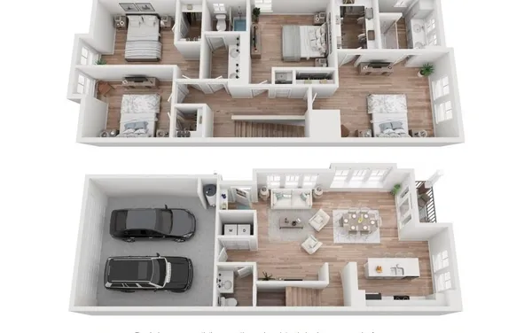 a picture of a living room with furniture