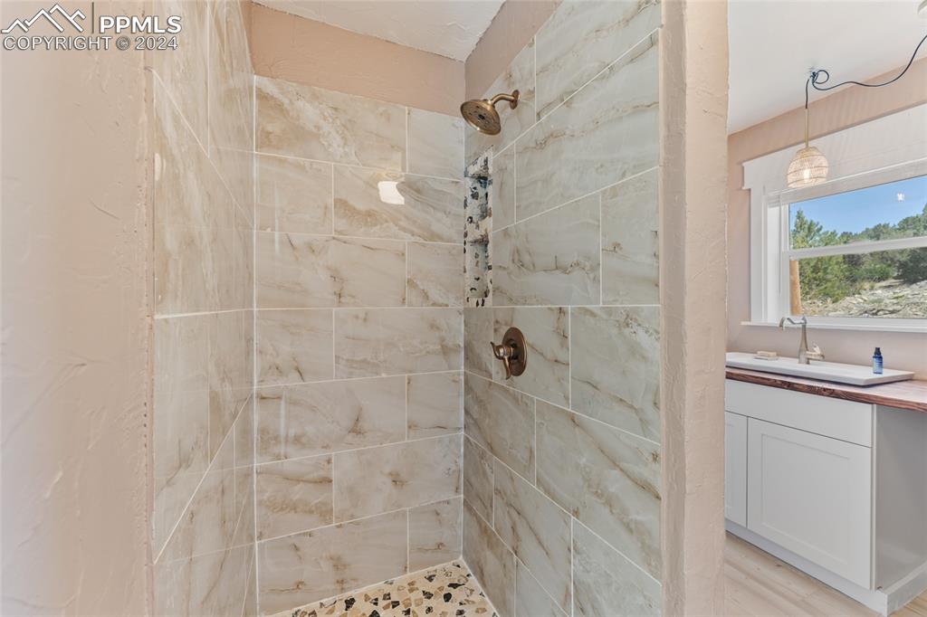 659 Turrell Trail Penrose, CO 81240 - Photo 5 of 19 a bathroom with a shower and a sink