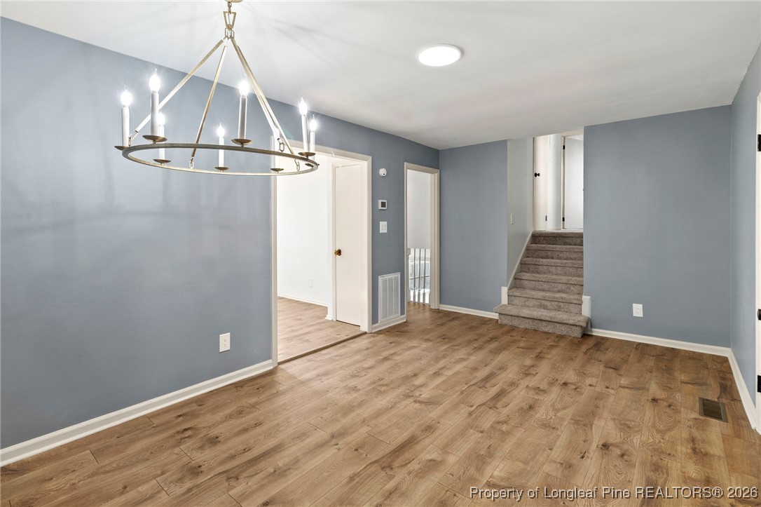 5434 Hampton Road Fayetteville, NC 28311 - Photo 21 of 45 a view of a room with wooden floor
