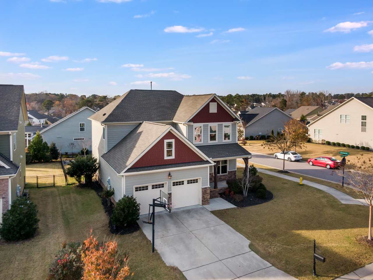 333 Springtime Fields Lane Wake Forest, NC 27587 - Photo 22 of 29 Aerial View