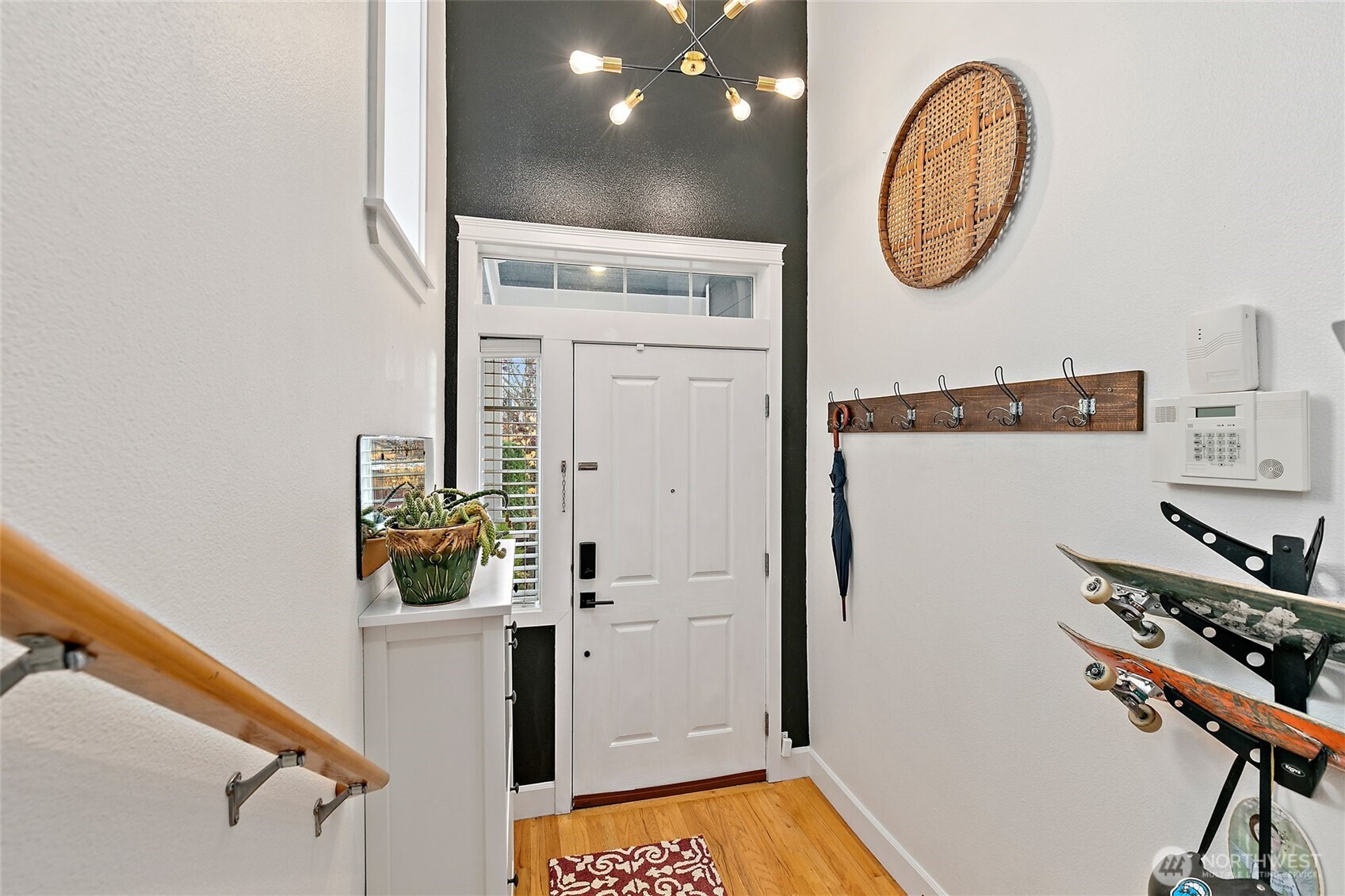 137 Maple Street Tacoma, WA 98466 - Photo 2 of 39 a view of a hallway with washer and dryer