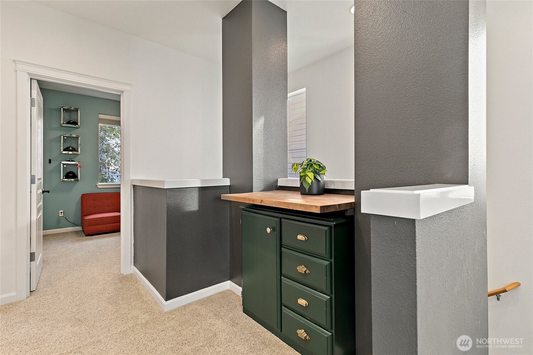 137 Maple Street Tacoma, WA 98466 - Photo 27 of 39 a bathroom with a sink and a mirror
