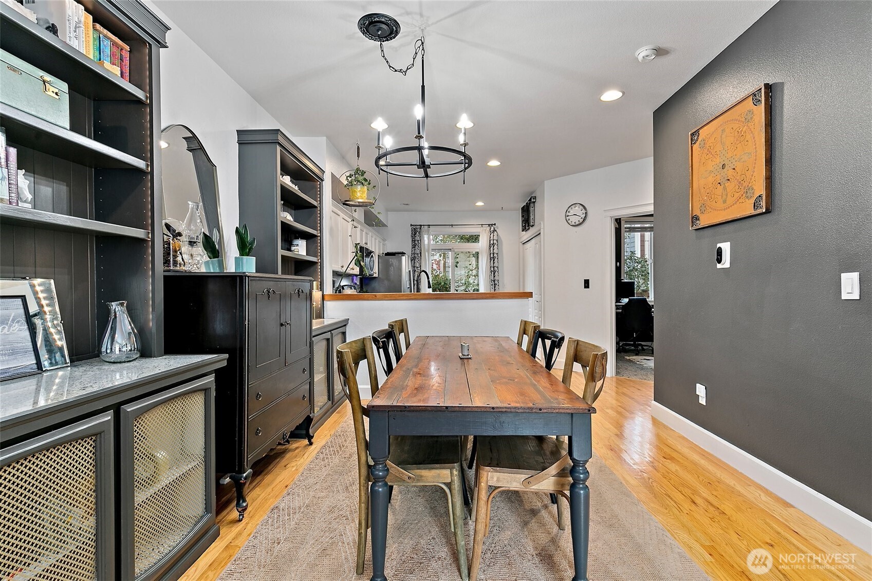 137 Maple Street Tacoma, WA 98466 - Photo 10 of 39 a view of a dining room with furniture and a chandelier