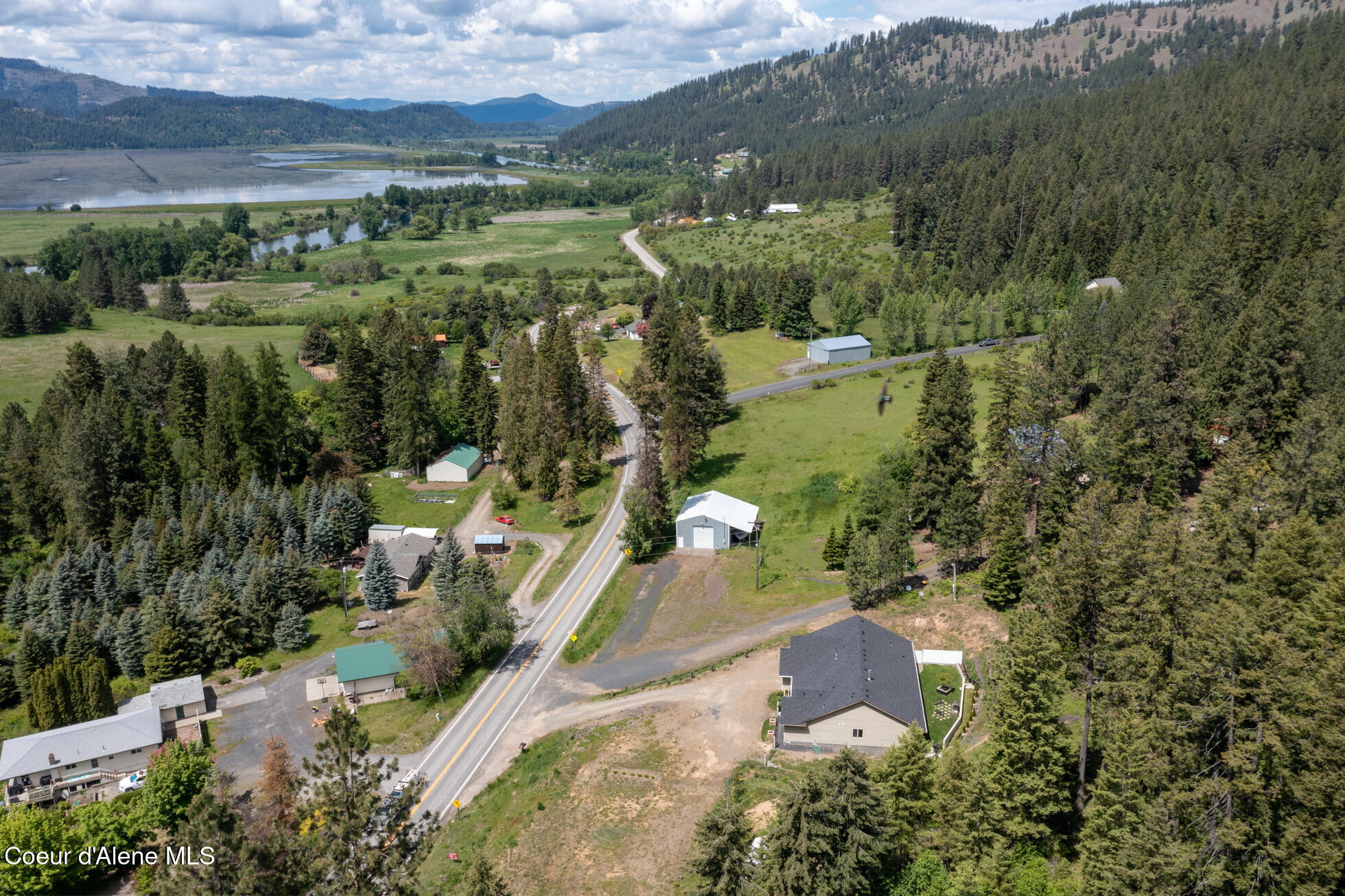 87705 State Highway 3 St. Maries, ID 83861 - Photo 32 of 48 Drone shot