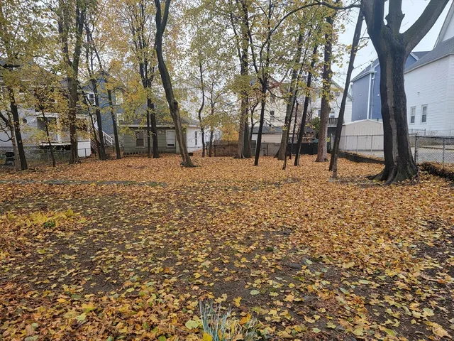 a house with trees in front of it
