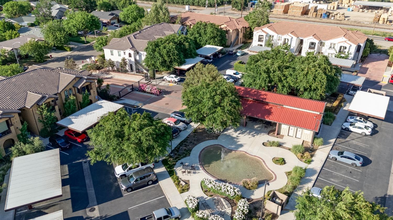 140 Ivy Avenue, Unit A5 Patterson, CA 95363 - Photo 26 of 26 an aerial view of a house with a yard and lake view