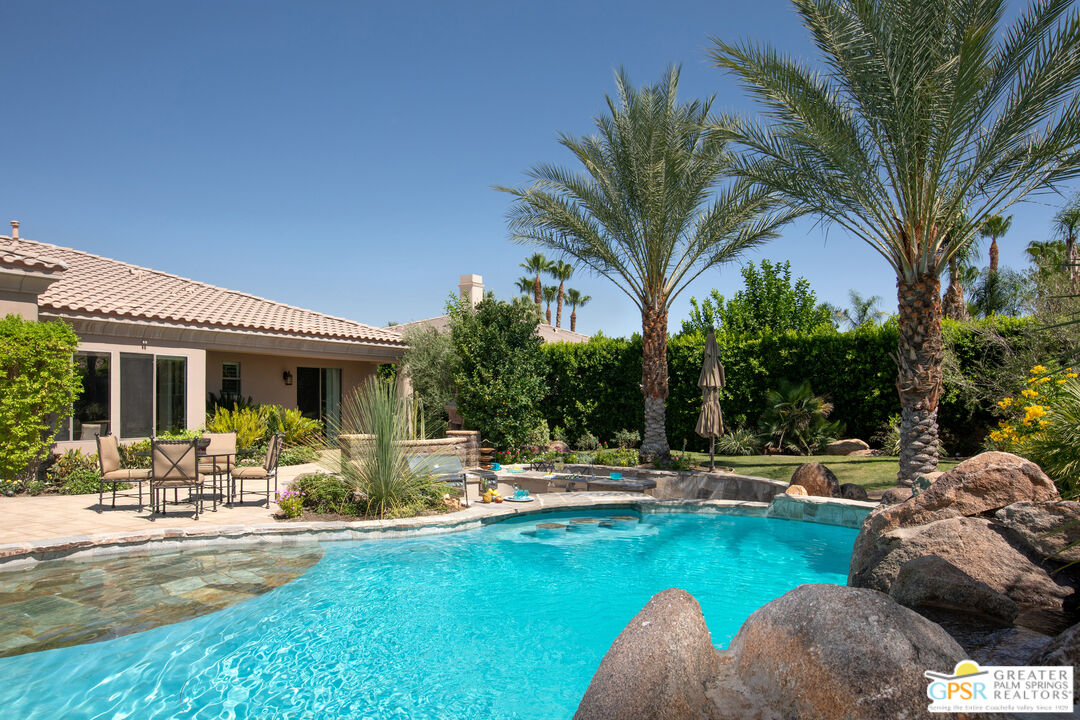 49880 Rancho San Felipe La Quinta, CA 92253 - Photo 36 of 47 a view of a house with backyard and sitting area