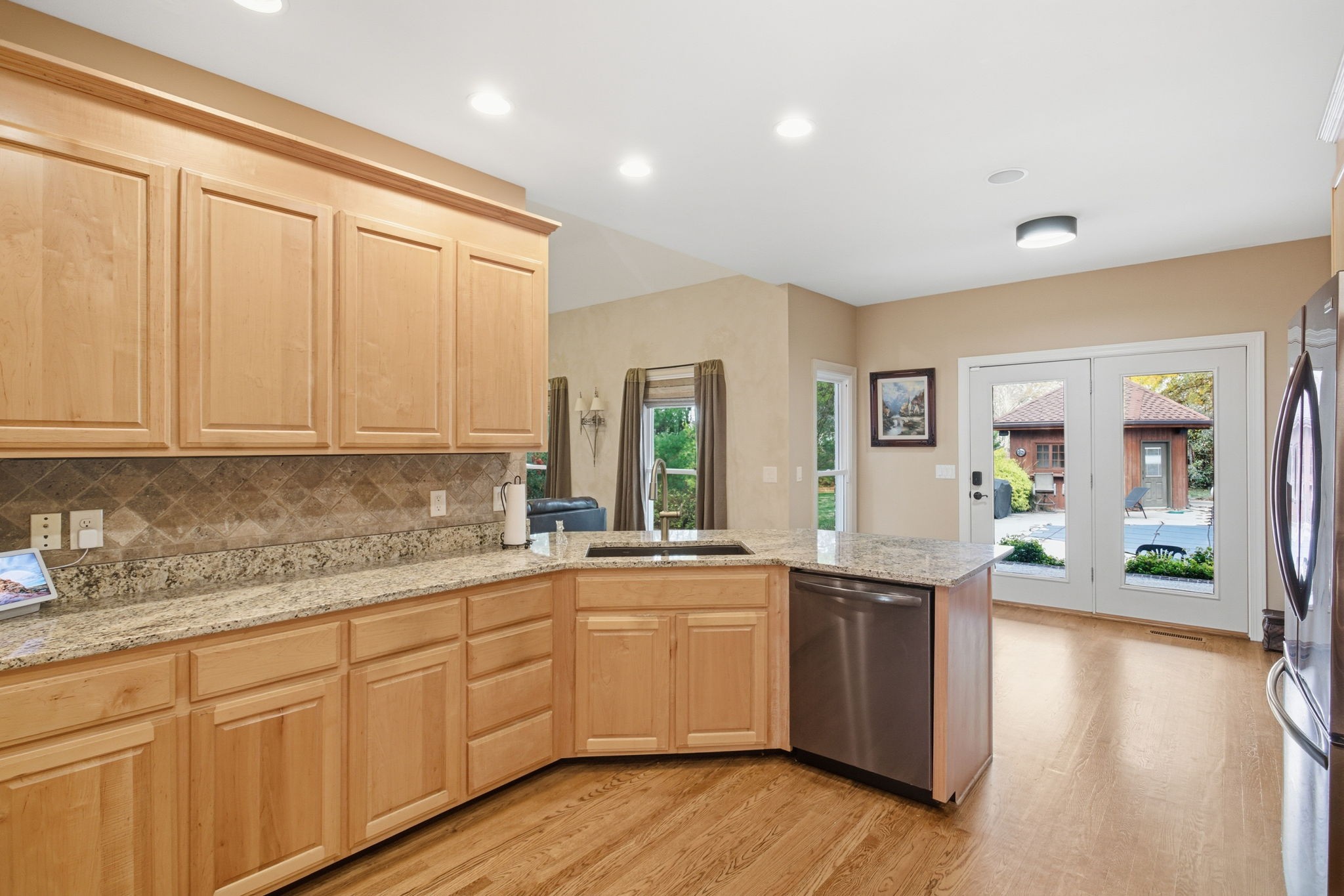 213 Bradshaw Road Lebanon, TN 37087 - Photo 19 of 65 a kitchen with a sink and cabinets