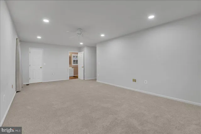 a view of an empty room