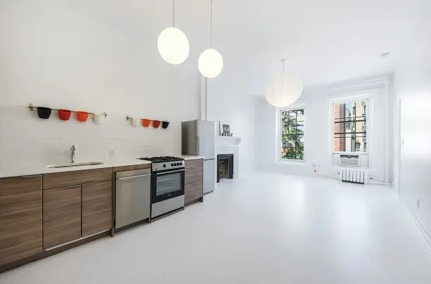 a view of an empty room