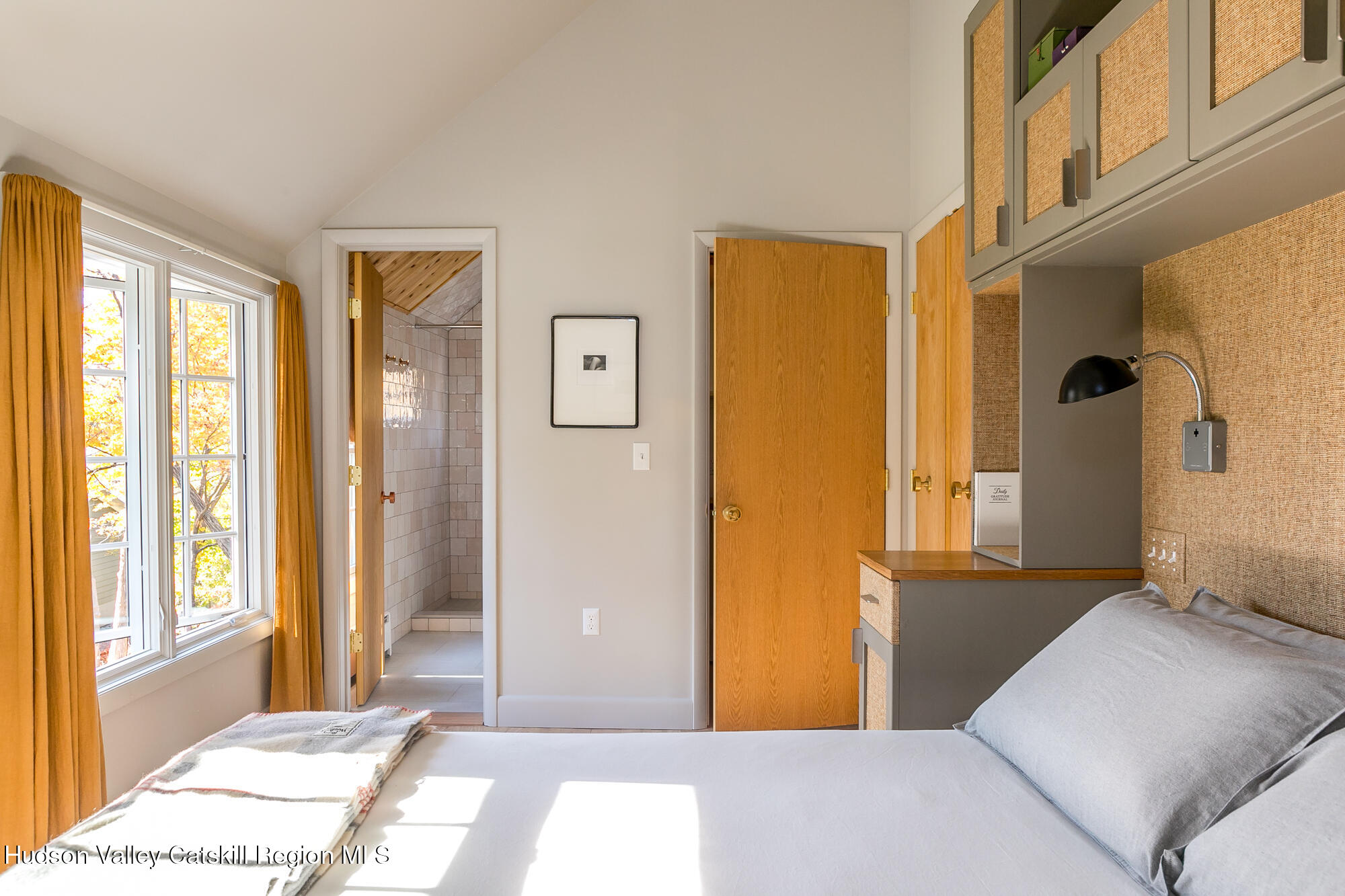 14 Old Forge Road Woodstock, NY 12498 - Photo 15 of 29 a bedroom with a bed and a window