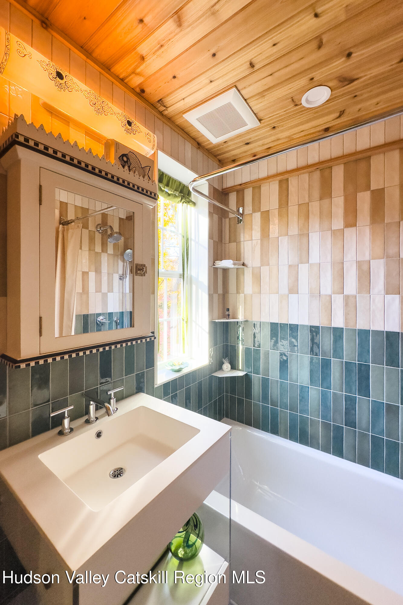 14 Old Forge Road Woodstock, NY 12498 - Photo 10 of 29 a bathroom with a sink and a bathtub