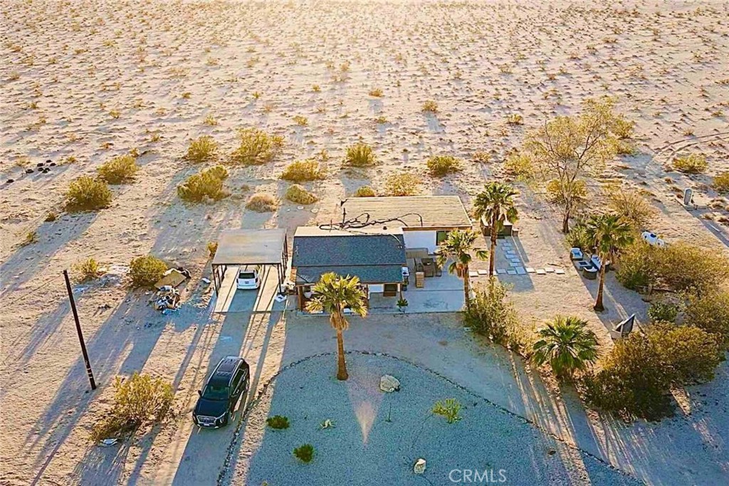 83683 Amboy Road Twentynine Palms, CA 92277 - Photo 21 of 22 an aerial view of a house with outdoor space
